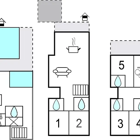 펜션 Amazing In With Sauna Klanice